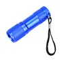 미니 9LED UV 손전등 알루미늄 합금 키 체인 보라색 조명 토치 다기능 플루오 레스 테스트 바이올렛 조명 램프