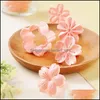 Outils de pâtisserie de cuisson Sakura Cookie Moule Timbre Biscuit Cutter Fleur Rose Floral Outil Fleur Fondant Charme DIY U2K8 Drop Livraison H Dhkyo