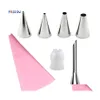 Bakgebakgereedschap Sile Sile Set van Nozzles voor Cream ToolSpastry en Bakery Accessories Cake Decoratie Mondstuk Drop levering Home DH7LP