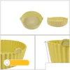 Baking Pastry Tools Air Fryer Sile Pad Microwave Tray Pizza Grill Pan Siles Mat Reusable Fryers Liner Pot Airfryer Accessories Dro Dhwpf