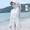 Costumi da bagno da donna Protezione solare da donna Abbigliamento di media lunghezza 2023 Abiti estivi Camicia Giacca da spiaggia sottile Donna L316