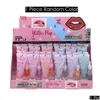 Lip Gloss Tutti Frutado Perfumado Água Fruta Óleo Hidratante Plumper Durável Terapia Reparação Lábios Secos Drop Delivery Health Be Dhucw