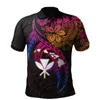 Polos da uomo Hawaii Polo Shirt Turtle Turtle Tattoo Fiori 3D Stampato per donne T-shirt estivo a manica corta Pol-03