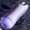Brinquedos sexuais Massageador Máquina de Brinquedos para Adultos Homens Sucção Automática Real Vagina Vibrador Masturbação Masculina Aquecida Aeronave Cup