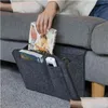 Förvaringspåsar 1pc filt Bedside Organizer Bed Desk Bag Sofa TV Remote Control Hanging Caddy Couch Holder Pockets Drop Delivery Home GA DHKG1