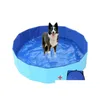 Chenils Stylos Chien Piscine Pliable Natation Baignoire Pour Animaux De Compagnie Baignoire Pliable Baignade Pour Chiens Chats Enfants Drop Delivery Maison Jardin Suppl Dhany