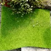Dekorativa blommor 2st 15 Grön Micro Landscape Decoration Mini Fairy Garden Simulation Artificial Fake Moss Lawn Turf Grass