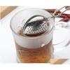 Coffee Tea Tools 6 Style Star Shape Infuser Ovalshaped Stainless Steel Teas Strainerinfuser Spoon Filter Teatools Lls519Wll Drop D Dhizv