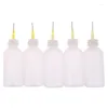 Storage Bottles 1 Pcs/Set 50ml Transparent Plastic Needle Glue Dispenser Clear Liquid Dropper Bottle For Rosin Solder Flux Paste