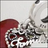 Silver Family 925 Sterling Sier Beads Charms Original for Bracelet Making 1228 T2 Drop Livrot Otkcj