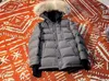Men's coat large size jacket windproof waterproof hat plush Wolf hair