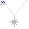 Pendant Necklaces Temperament Personality Silver Plated Jewelry Word Shape Inlaid Zircon Crystal Fashion Letters XL008