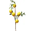 Objets décoratifs Figurines 20 Pouces de Hauteur Artificielle Citron Bouquet Branche Guirlande Vigne Guirlande Réaliste Faux Fruits Props Maison Jardin Décoration De Fête De Mariage 230110