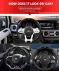 LED Smart Carbon Fiber Steering Wheel for Toyota FJ Cruiser