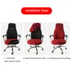 Chair Covers Office Armchair Cover Removable Split Computer Universal Rotating Elastic High Back Seat Protector