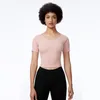 Active Shirts Yoga Short Sleeve Sports Top Women Fitness Wear Gym Running Femme Workout Sport T-Shirts