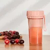 Juicers 2023 350ml 미니 쥬스 휴대용 블렌더 스무디 메이커 신선한 주스 컵 기계 USB 충전식 믹서