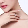 Pendentif Colliers Argent Plaqué Bijoux Exquis Petit Cercle Cristal Femme Accessoires De Mode Simple Tempérament XL138