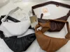 Shoulder Bags Stuff Sacks Ox Horn Bag Leather Armpit Leisure Broadband Chest Bag Dumpling Single Messenger Wallets 230110