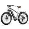 26 인치 전기 자전거 산악 자전거 E- 자전거 500 W 48 V City Fat Tire Snowbike Shengmilo Moped 레크리에이션 자전거 페달 보조 MTB 빈티지 비치 크루저 Fatbike