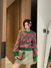 Women's Sweaters designer Wool sequin sweater embroidered adds charm to the whole design 3XKS