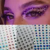 Decorazioni per nail art Adesivo con strass per viso glitterato Diamanti colorati Gioielli Perle Tatuaggi Adesivi acrilici autoadesivi fai-da-te per feste