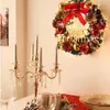 Decoratieve bloemen kunstmatige handgemaakte rattan huisdecoraties hanger kerstboom xmas krans bloem slinger