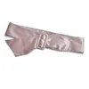Belts Woman Belt Black 13cm Wide Satin Sash Wrap Tie For Ladies Cummerbund Fashion Wedding Girdle 4 Colors Bg-009