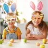 Cadre de lunettes de fête de pâques, œuf de poussin, lapin, accessoires Photo de pâques, stand en verre, décor d'événement de printemps pour enfants et adultes, 0110