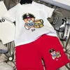 Designer Baby Kids Kleding Past Jongens Mode Zomer Shirts Meisjes Casual Kleding Sets Kinderen Korte Mouw Top Hoge Kwaliteit