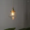 Pendant Lamps Loft Vintage LED Lamp Copper Bubble Glass Hanging Light Fixtures Deco Home Lighting Antique Droplight Luminaire