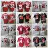 American College Football Wear Ohio State Buckeyes Jersey 32 Tatum 25 Weber Jr 24 Wade 21 Campbell 11 Fromm 18 Martell 7 Haskins 5 Wilson 4 Fleming