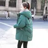 Women's Trench Coats Cotton-Padded Jackets Women Mid-Length 2023 Winter Coat Thick Down Jacket Loose Outwear With Hood Chaqueta Mujer