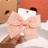 Accessoires de cheveux Clips Bow Baby Girls Children Styling Tools Barrettes Kids Grips Daily Wear Party Headress