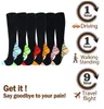 Men's Socks Compression 15-20 Mmhg Is Graduated Athletic & For Men Women Running Flight Travel