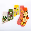 Men's Socks Peonfly Winter Autumn Product Large Flower Color Series Harajuku Funny Full Cotton Personality Lingerie Kawaii