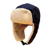 Chapeaux d'extérieur unisexe hommes femmes chapeau russe trappeur bombardier chaud trooper oreillettes hiver ski solide moelleux fausse fourrure casquette chapeaux bonnet