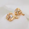 Hoop Earrings Agsnilove 18K Gold Plated Fashion Jewelry 2023 For Women Heart Sophisticated Design Vintage Hoops