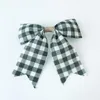 Kerstdecoraties Handgemaakte Vintage Bows Bows Buslap Classic Style Holiday voor feestzaal decoratie