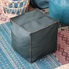 Pillow Unstuffed Moroccan Pouf Cover Hassock Storage Ottoman Floor Foot Rest Handmade Home Decoration Living Room Wedding Gifts
