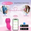 Erwachsene Massagegeräte Schmetterling Vibratoren Frauen Höschen sexy Spielzeug für Frauen App Fernbedienung Bluetooth Dildo vibrieren weibliche G -Fakultäle Tools