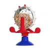 لعبة Cat Toys Windmill Toy Fun Durntable تسرب كرة تدريب كرة تدريبات IQ Dog تغذية حيوان أليف مضحك معزز