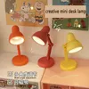 Lampes de table Lampe à LED En Plastique Pliable Lecture Veilleuse Avec Clip Interrupteur D'alimentation Bouton Enfants Chambre Décoration Simple Lampka Nocna A