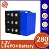 LifePo4 280ah 3,2 V Akumulatory LifePo4 ładowały akumulator słoneczny litowo -żelazowy, odpowiedni do wózków golfowych łodzi RV EV