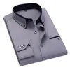 Men's Dress Shirts M-5XL Casual Long Sleeve Slim Fit Men Comfortable Business Shirt Fashion Chemise Homme Male Tops