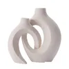 Arts And Crafts Factory Outlet European Ceramic White Vase Combination Ins Style Creative Hydroponic Dry Flower Household Decoration Dhcpf