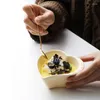 Tallrikar söt liten keramisk kärlek skål enkel pudding efterrätt kreativ mikrovågsugn bakning