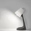 Lampade da tavolo Lampada da lettura semplice e moderna Illuminazione da soggiorno in stile nordico Camera da letto E14 Luce da scrivania per protezione ambientale