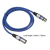 Микрофоны Аудио кабельные кабельные экранированные противоположность 100/180 см 3PIN XLR Мужское и женское микрофон AUX-шнур для падения миксера