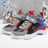 Sneakers Fashion Winter Kids Sneakers Warm Plush Boys Casual Shoes Leather Waterproof Children's Sneakers Sport Running Girls Shoes 230110